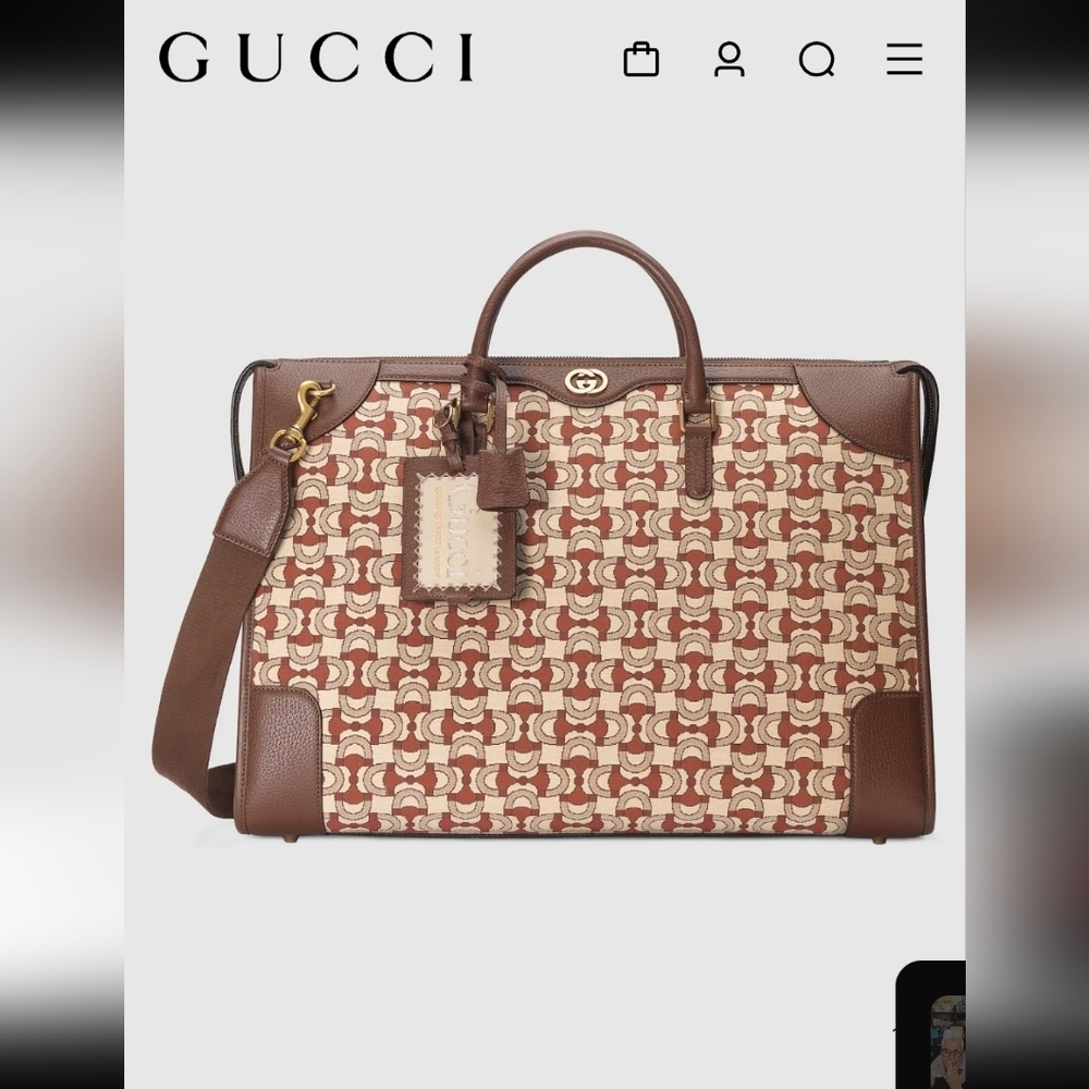 GUCCI NWOT BAULETTO XL DUFFLE TRAVEL‎ BAG